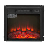 Electric Fireplace Insert 18" 1400W 120V ,Equipped with remote control, ultra thin heater with log 31245876