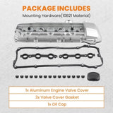 Aluminum Valve Cover w/ Gasket & Bolts for BMW E46 E39 325XI 330CI 330I M52 M54 23775369