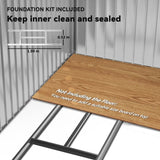 Outdoor Garden Storage Shed Tool House Not Supported 13185845