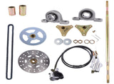 Rear Live Axle Kit w/ Brake Assembly & Chain Replacement for Drift Trike Go Kart ATV Quads 49487816
