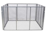 Large Outdoor Bin, 172 Gallon Metal Wire Mesher, Rust-Proof Coating Square Garden W465P370172