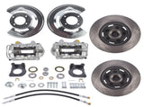 Power Complete Front Disc Brake Conversion Kit V-8 4 Piston Replacement for 1964 1965 1966 1967 Ford 34090938