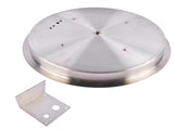19-inch Recessed Fire Pit Pan Stainless Steel Fire Pit Burner Kit Round Indoor or Outdoor 42593221