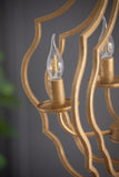 4 - Light Metal Chandelier, Hanging Light Fixture with Adjustable Chain for Kitchen Dining Room W2078138917