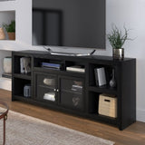 75 inch TV Stand Console for TVs up to 90 inches, No Assembly Required, Mocha Finish GL-B108P160183