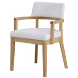 Gorge and Oak Side Chair with Padded Seat B062P209265