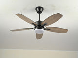 42" 5PCS Plywood Blades Ceiling Fan with Lights Remote Control,Quiet DC Motor Ceiling Fans 6 Speed W3596P462053