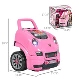 Pink Kids Truck Mechanic Repair Truck Set for 3-5 Yr Toddlers 04320318