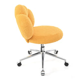 360&degSwivel Height Adjustable,Swivel Chair,Teddy fabric,home office chair W680P143491