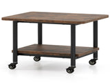 Under Desk Printer Stand with 4 Swivel Wheels and Locking Casters and Storage Shelf Rolling Machine 96579241