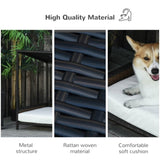 ZNTS Dog Bed/ Dog House / Rattan Pet Sofa （Prohibited by WalMart） 15031929