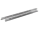 4Pcs Door Belt Outside Weatherstrip Fit for Kia Forte 1.6L 2.0L 2019-2024 Black 30575652