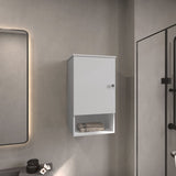 Bathbi 28" tall Medicine Cabinet with Two interior Shelves and One open Shelf B070P234326