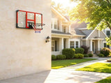 Wall-Mounted Basketball Hoop, Shatter-Resistant Backboard, Solid Rim & All-Weather Net, Indoor & 96602449