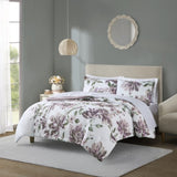 ZNTS Queen Floral Comforter Set with Bed Sheets B035128918