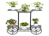 Paint Car Shape 6 Plant Stand Black 63180660