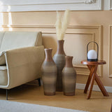 Desktop Vase, Brown Decorative Floor Vase, Classic and Neat Floor Vase, High Independent Flower W2796P261491