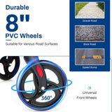 Practical Folding Rolling Walker Transport Wheelchair 05399623