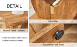 Modern Minimalist Wood Texture Sticker-Patterned MDF Square Coffee Table. Add a quiet and cozy W1151P211299