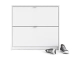 2 Drawer Shoe Storage Cabinet, White 64394105