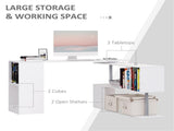 Computer Desk L-Shaped-White 50522622