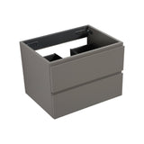 Alice-36W-102,Wall mount cabinet WITHOUT basin,Gray color, With two drawers, Pre-assembled W1865110046