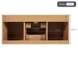 36 Inch Single Sink Bathroom Vanity with ceramic Top, MDF Cabinet, Soft Close Doors, Divided N729P417256N