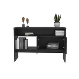 Bellagio 48.7" Wide 2-Tier Narrow Bellagio Console Table with Double-Door Cabinet B200P235872