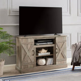 American retro TV Stand Farmhouse Classic Media TV Stand Antique Entertainment for TV up to 50" with W2275P210013