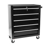 ZNTS 5 Drawers Rolling Tool Chest Cabinet with Wheels, Tool Storage Cabinet and Tool Box Organizer for W1239137225