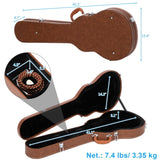 ZNTS Hard-Shell Electric Guitar Case for GLP Style Electric Guitar Bulge 70100846