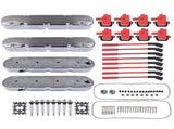 Polished Valve Covers with Lgnition Coils and Wires Fit for Chevrolet GM LS1 LS2 LS3 Clearance for 01724899