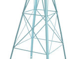 8FT Weather Resistant Yard Garden Windmill Blue 54241539
