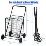 Medium folding shopping cart 65703376