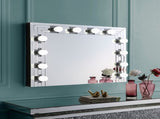Noralie Mirrored & Faux Diamonds Accent Mirror B2726P448759