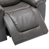 360&degSwivel and Rocking Home Theater Recliner Manual Recliner Chair with Wide Armrest for Living WF323618AAE