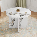 Round Dining for 4-6, 42 Inch Modern Kitchen Small Dinner MDF Kitchen Dinning N752P186173K