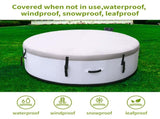 Large tub for 4 to 6 People, Portable Outdoor spa with 150 airjets and 1 Thermal Cover Massage 25339527