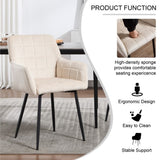 Dining Chairs Set of 1, Upholstered Kitchen Chairs with Comfortable Seat, velvet Dining Chairs with W3112P254938