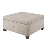 ZNTS Soft Close Storage Ottoman B03548224