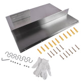 Range Backsplash Shelf 36 x30.7 Inch Range Hood Wall Shield for Range Hood Stainless Backsplash 57281407