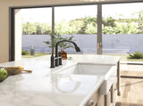 White Farmhouse Sink Deep Apron Sink Undermount Farmhouse Kitchen Sink Single Farm Sink W2287P184630