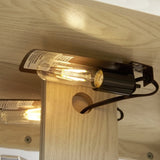 Curio Cabinet Lighted Glass Cabinet Glass Wine Cabinet Curio Display Cabinet with Adjustable Glass W2275P199815