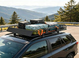 63.8 x 39 x 6.3 Inch Adjustable Cargo Basket, 220 lbs Capacity Car Roof Rack Basket for Cars SUVs 35064237