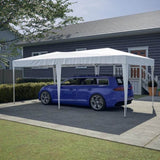 ZNTS 10'x20' Pop Up Canopy Tent with 6 Sidewalls, Ez Pop Up Outdoor Canopy for Parties, Waterproof W2505P151708