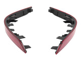 Bumper Reflector fit for Mercedes-Benz GLK W204 2013-2015 Red Lens ABS Pair 01763246