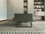 Metal Folding Bed Frame with Foam Mattress of Pockets, Easy Storage and Movable with 4 Castors 48698586