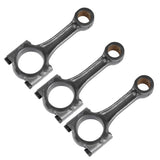 3X Connecting Rods Replacement for Kubota V1505 V1305 Engine L3830D BX2670 M7060D, R520S1T3 75676356
