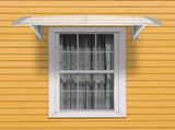 HT-100 x 80 Household Application Door & Window Rain Cover Eaves Canopy White & 26750828
