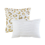 Metallic Animal Printed Comforter Set B03595926